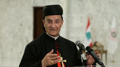 Maronite church leader Patriarch Bechara Boutros Al Rai said there were peaceful ways for Lebanese to show solidarity with the Palestinian cause. Reuters