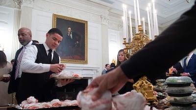 The US President said the US government shutdown meant he had to find an alternative. AFP