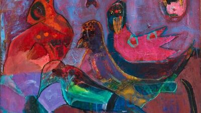 Painting by Verano Field. Courtesy of the artist