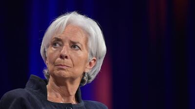 IMF managing director Christine Lagarde has called on the UAE to introduce a raft of liberalising measures 'to accelerate diversified growth led by the private sector'. Mandel Ngan / AFP