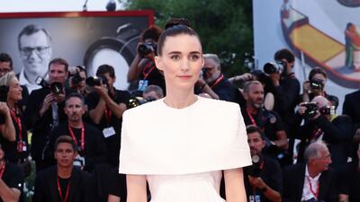 Rooney Mara in Givenchy at the 'Joker' screening during the 76th Venice Film Festival on August 31, 2019. Getty Images