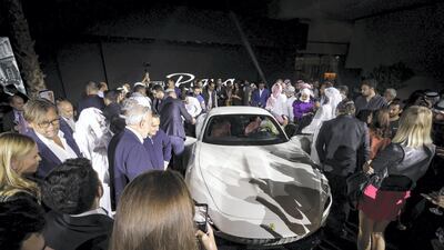 Taking photographs proves difficult in among the throng.