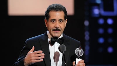 Tony Shalhoub has opened up about contracting the coronavirus as he reprises the role of the germaphobe detective Monk. In this file photo, he accepts the award for Lead Actor in a Musical for 'The Band's Visit' in 2018 Tony Awards. REUTERS/Lucas Jackson