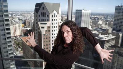 Musician Weird Al Yankovic has the topselling album in the US, 38 years after his career began. Photo: Lucy Nicholson / Reuters