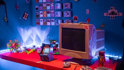 Zemanna reimagines what the 1990s were in the UAE in a playful way.