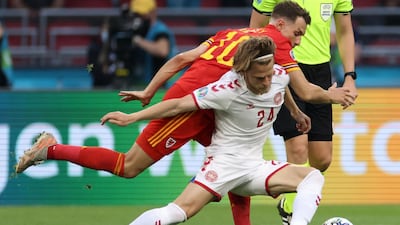 SUBS: Mathias Jensen – (On for Delaney 60’) 6: Curling cross nearly found back of net just after coming on. AFP