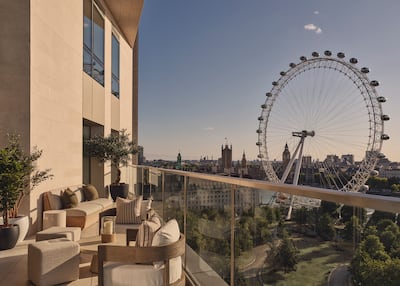 A view from the balcony of the Seven Penthouse. Photo: Albion Nord