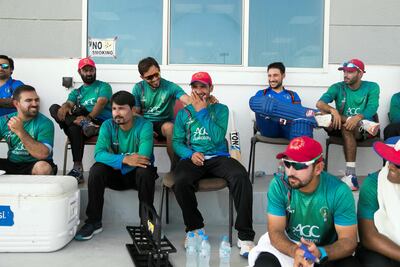 Munir Ahmed has received plenty of support from his seniors in the Afghanistan cricket team. Reem Mohammed / The National