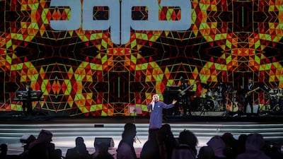 Singer Humood performs