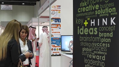 The year 2015 was declared the Year of Innovation in the UAE. Above, participants at an SME congress in Abu Dhabi. Mona Al Marzooqi / The National