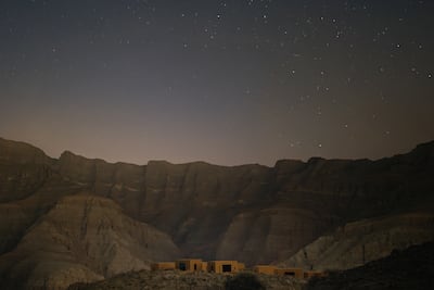 Saij Mountain Lodge by Mantis is a collection of 70 stand-alone lodges set on the Jebel Jais mountain. Photo: Mantis