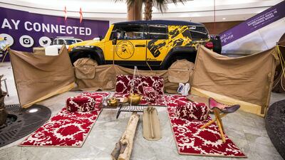 Best Family Car was won by Mohammed Alhamshi's yellow Toyota FJ Cruiser. Leslie Pableo for The National