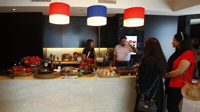 Kitchen, which uses Google through YouTube, Hangouts and Voice Search, helps make cooking and eating more enjoyable. Voice commands on your tablet allow you to call up recipes while cooking. Jeffrey E Biteng / The National