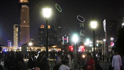 National Day festivities kicked off on the capital’s Corniche with a military parade yesterday, before the civilians took over as the nation began to celebrate its Federation anniversary in earnest. Lee Hoagland / The National