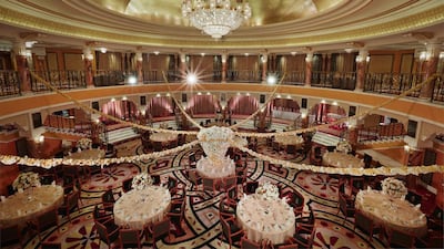 Al Falak Ballroom at Burj Al Arab. Courtesy Jumeirah