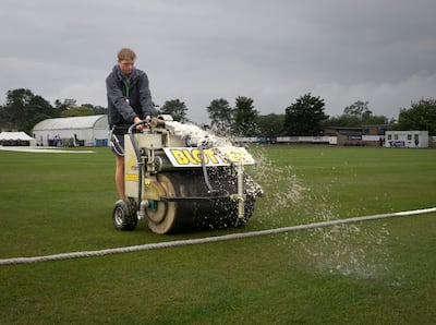 The UAE's one-day match with Scotland in Scotland was abandoned without a ball being bowled. Ian Jacobs/Cricket Scotland