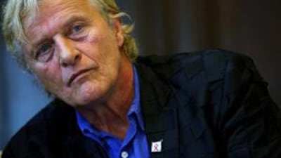 Despite a long and successful career, Rutger Hauer's main interests lie in the new technology and young filmmakers.