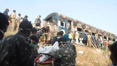 A fire on an overnight train killed at least 23 people in southern India as it ripped through a carriage packed with sleeping passengers. AFP