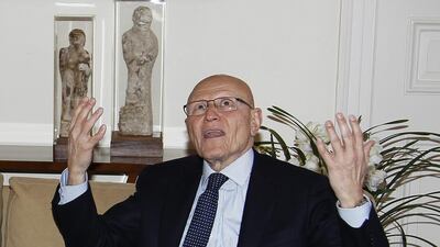 The Lebanese prime minister Tammam Salam has been trying to form a government since April last year. Nabil Mounzer / EPA