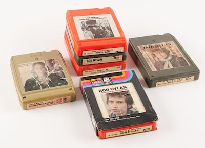 8 track cartridges belonging to Steve Jobs going up for auction.
