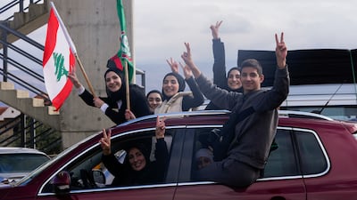 Displaced residents celebrate as they return to their villages following a ceasefire between Israel and Hezbollah. If this ceasefire can be made to hold while diplomats work to untangle the knots in Israel’s other conflicts, then eventually there will be reason to trust again. AP Photo