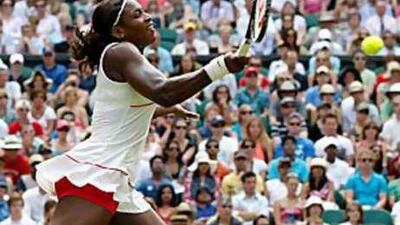 Serena Williams cruised past Slovakia's Dominika Cibulkova to reach the fourth round.
