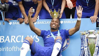Didier Drogba was voted in 2012 as Chelsea's greatest ever player. Faccundo Arrizabalaga / EPA
