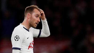 Christian Eriksen admits he is going through the hardest period of his spell at Tottenham Hotspur. Reuters