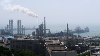 Dalian Petrochemical refinery in Liaoning province. China is the world’s largest crude importer. Reuters