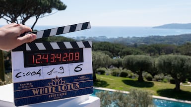 French Riviera views as The White Lotus season four is filmed. Photo: HBO