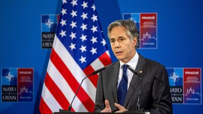 US Secretary of State Antony Blinken discussed a three-phase Israeli proposal for a Gaza ceasefire with his Saudi, Jordanian and Turkish counterparts. EPA