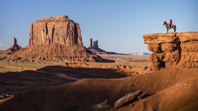 John Ford's Point, one of the most spectacular places in Monument Valley, on the border between Arizona and Utah. Image by © Mario Pereda / Demotix / Corbis