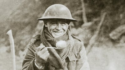 The cook saves a large one for himself', Somme campaign, France, World War I, 1916. Artist Unknown. (Photo by Historica Graphica Collection/Heritage Images/Getty Images)