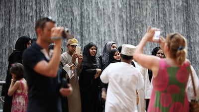 More than 75 million visitors flocked to Emaar’s The Dubai Mall last year. Pawan Singh / The National
