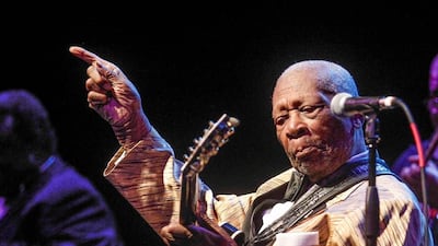 B B King. Sarah Conard / St Louis Post-Dispatch / AP Photo