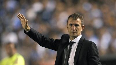 Rodolfo Arruabarrena has previously managed Tigre, Nacional amd Boca Juniors. Alejandro Pagni / AFP