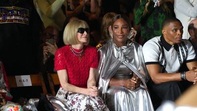 Anna Wintour, left, and Serena Williams at the inaugural Vogue World in New York last year. AFP