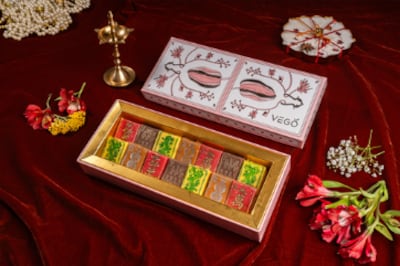 Vego's Mahjong Mithai gift box. Photo: Vego