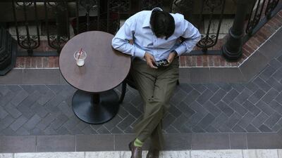 A reader says too many young people are obsessed with social networking. Antonie Robertson / The National