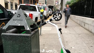 City leaders in San Francisco, California are considering requiring businesses to get permits before trying out new high-tech ideas in public. Supporters said it's long overdue in a city that's a hub for major tech companies but is more accustomed to reacting to the sudden arrival of new technology, such as when hundreds of dockless electric scooters appeared overnight last year. AP