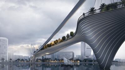 The bridge will act as a tourist destination while also connecting Al Seef to Deira. Courtesy LWK + Partners
