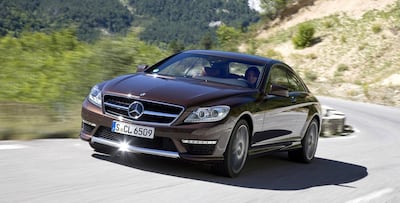 A Mercedes-Benz CL 65 AMG.