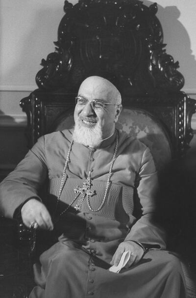 During Lebanon's civil war of 1958, Paul Peter Meouchi, the patriarch at the time, strongly opposed the president, Camille Chamoun. Getty Images