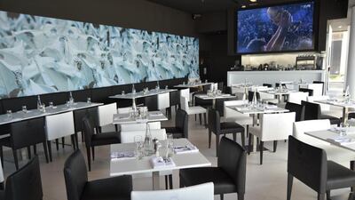 The decor of the Real Madrid Cafe. Courtesy Real Madrid Cafe