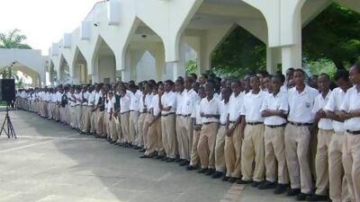 The Sheikh Khalifa bin Zayed Secondary and Technical School is a co-ed day and boarding school that has approximately 760 students on its rolls, with separate facilities for boys and girls. Courtesy Khalifa bin Zayed Al Nahyan Foundation