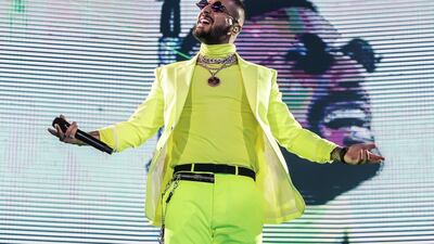 Maluma says he wants to inspire youths in Latin America with images of his success in music Getty