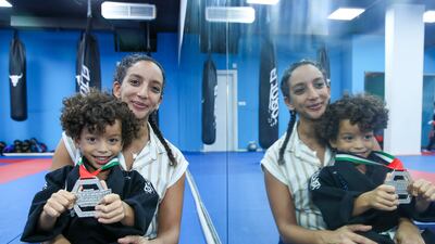 Classes also offer bonding time. Victor Besa / The National