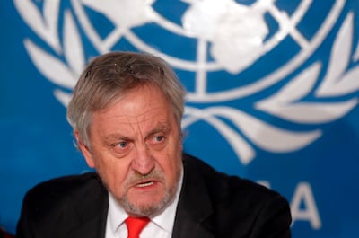 The late Nicholas Haysom was a formidable player in the 'combat zone of the 38th floor', the leadership suite clustered around the UN Secretary General’s office. AP