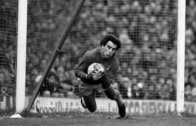 Goalkeeper Peter Shilton is England's record appearance holder with 125 caps. Photo by Mark Leech / Getty Images