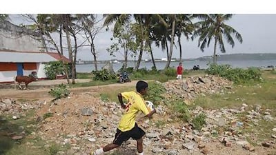 There have been improvements to the same area since then, but problems still persist. Photo taken on October 6, 2009. Desmond Boylan / Carlos Barria / Reuters